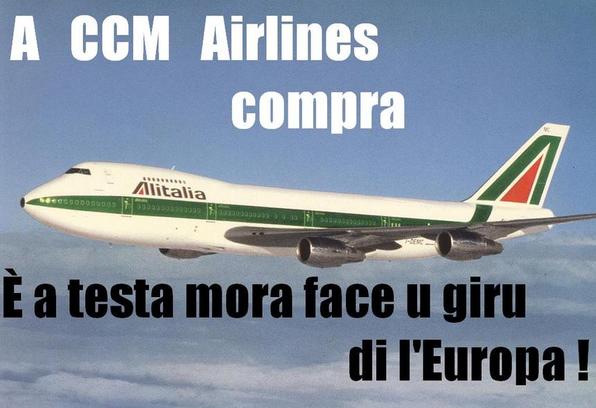 A CCM Airlines s'hà cumpratu Alitalia ! A CCM Airlines s'hà cumpratu Alitalia !