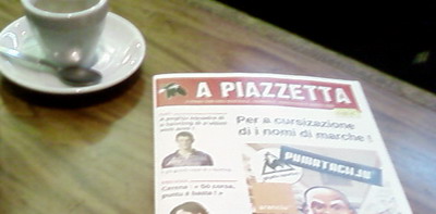 È avà, A Piazzetta diventa dinù un giurnale...