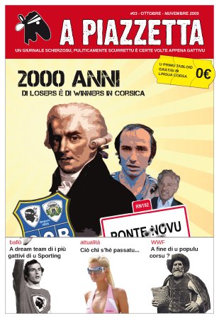 Hè esciutu u nùmeru 3 di A Piazzetta Hè esciutu u nùmeru 3 di A Piazzetta