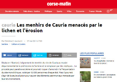 SOS patrimoniu corsu in perdizione SOS patrimoniu corsu in perdizione
