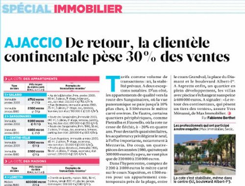 In Aiacciu : "la clientèle continentale est de retour" In Aiacciu : "la clientèle continentale est de retour"