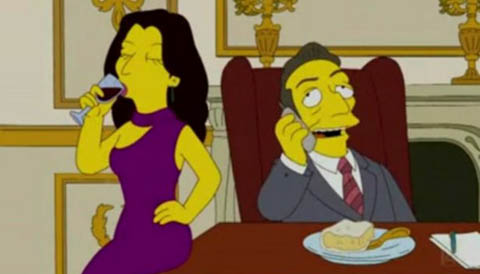 Sarkozy contr'à Homer Simpson !