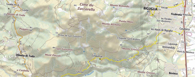 Dop'à u focu, trà Biguglia è Olmeta