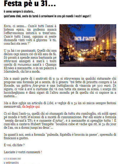 A Piazzetta hà dece anni ! A Piazzetta hà dece anni !