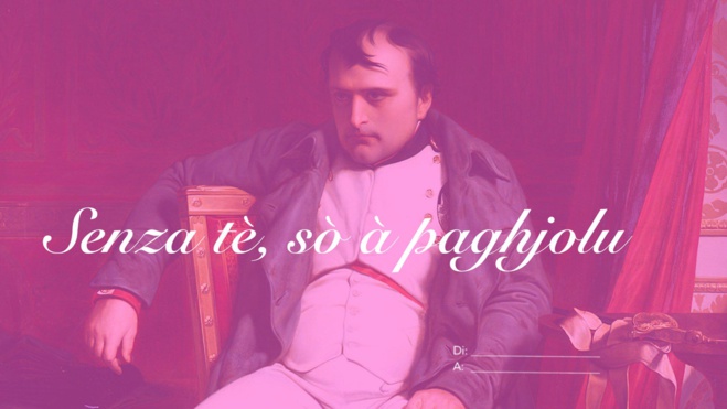 Per San Valentinu, manda a to cartulina d'amore pulitica