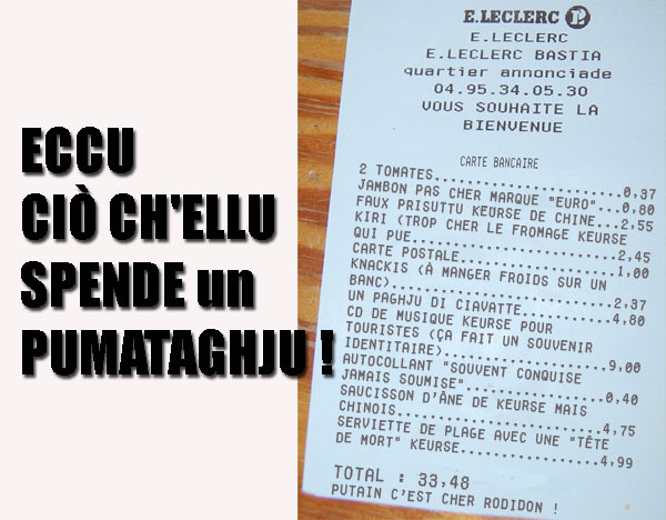 Quantu spende un pumataghju ? Quantu spende un pumataghju ?