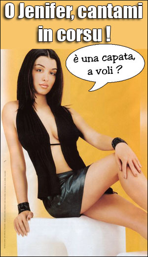 Jenifer vole fà un album in lingua corsa Jenifer vole fà un album in lingua corsa