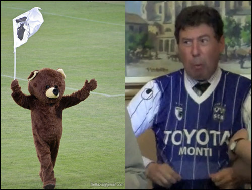 E duie mascotte si preparanu. E duie mascotte si preparanu.