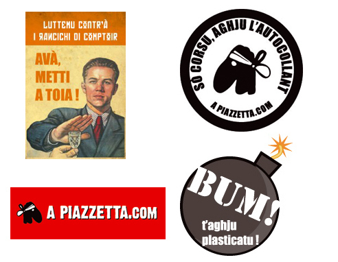 Cumprate i stickers A Piazzetta !