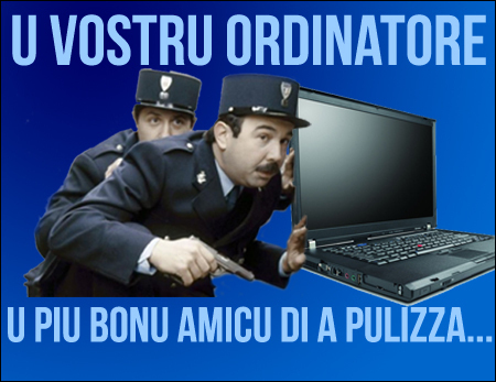 Ci hè un fliccu in u vostru ordinatore Ci hè un fliccu in u vostru ordinatore