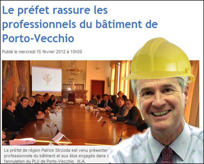 U prefettu custruisce a Corsica di dumane U prefettu custruisce a Corsica di dumane