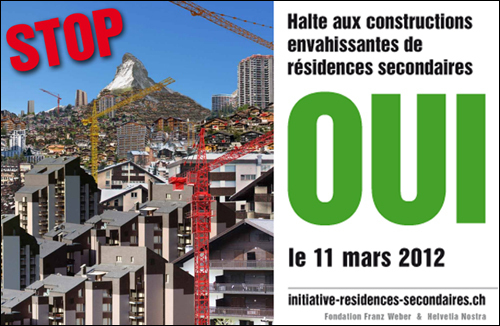 A Svizzera hà dettu di nò à e residenze segundarie A Svizzera hà dettu di nò à e residenze segundarie