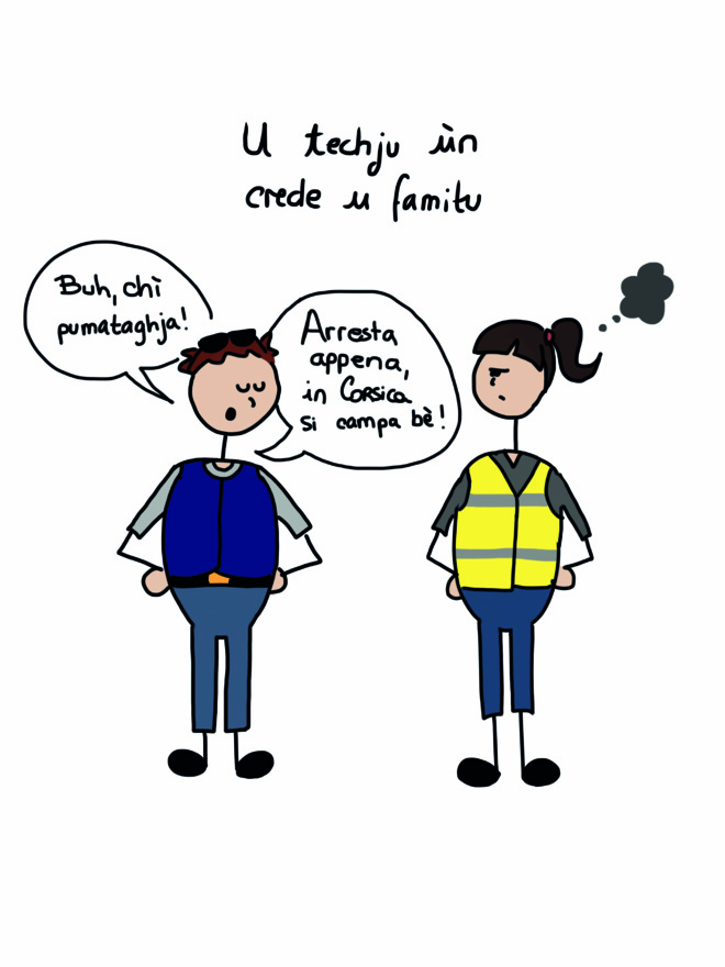 Spressione è pruverbii corsi illustrati da Lawra