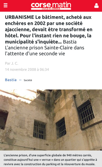 Bastiacci, chì femu di u nostru patrimoniu ? Bastiacci, chì femu di u nostru patrimoniu ?