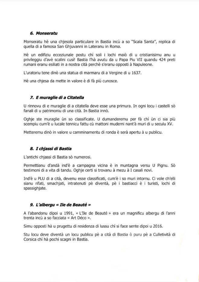 Bastiacci, chì femu di u nostru patrimoniu ? Bastiacci, chì femu di u nostru patrimoniu ?