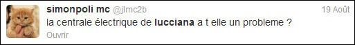 #Lucciana : a prima tweet-magagna corsa