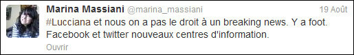 #Lucciana : a prima tweet-magagna corsa #Lucciana : a prima tweet-magagna corsa