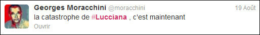 #Lucciana : a prima tweet-magagna corsa