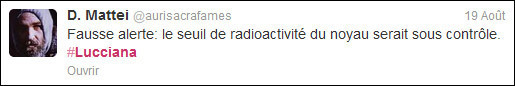 #Lucciana : a prima tweet-magagna corsa #Lucciana : a prima tweet-magagna corsa