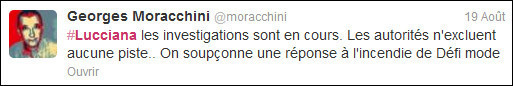 #Lucciana : a prima tweet-magagna corsa #Lucciana : a prima tweet-magagna corsa