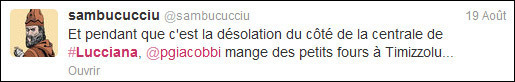 #Lucciana : a prima tweet-magagna corsa #Lucciana : a prima tweet-magagna corsa