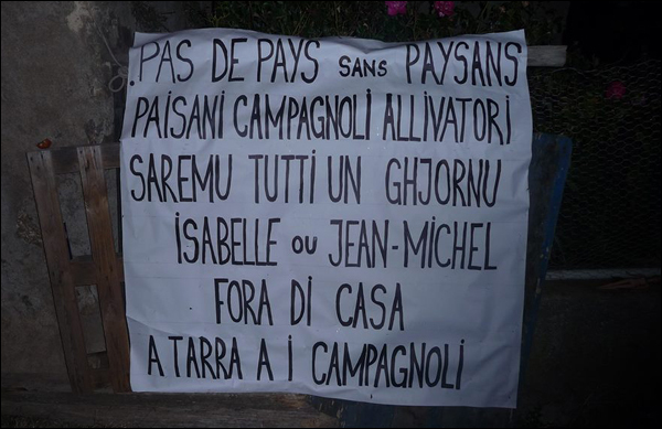 Corsi, un ghjornu serete messi fora voi dinù Corsi, un ghjornu serete messi fora voi dinù