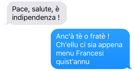 Chì missaghju d'auguri mandà per capu d'annu ?