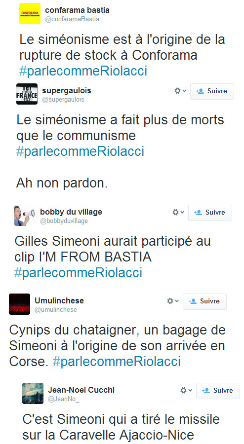#ParlecommeRiolacci : u best of #ParlecommeRiolacci : u best of