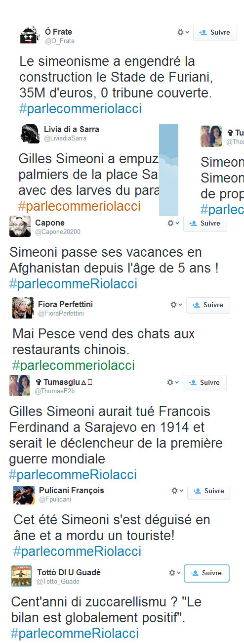#ParlecommeRiolacci : u best of #ParlecommeRiolacci : u best of
