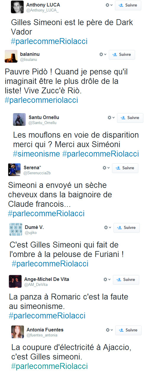 #ParlecommeRiolacci : u best of #ParlecommeRiolacci : u best of
