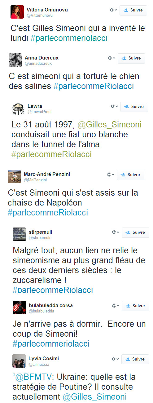 #ParlecommeRiolacci : u best of #ParlecommeRiolacci : u best of