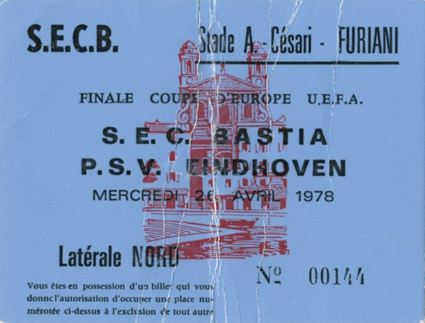 26 d'aprile di u 78 : Bastia in finale di a cuppa d'Auropa 26 d'aprile di u 78 : Bastia in finale di a cuppa d'Auropa