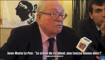 Le Pen : "la Corse appartient aux Français"