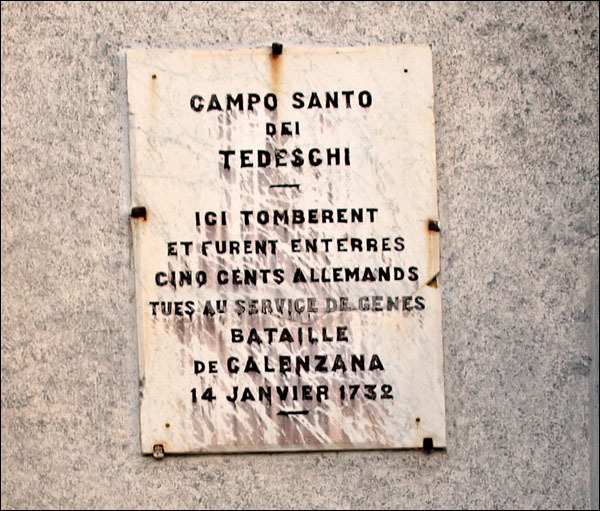 14 di ghjennaghju di u 1732, a battaglia di l'ape di Calinzana 14 di ghjennaghju di u 1732, a battaglia di l'ape di Calinzana