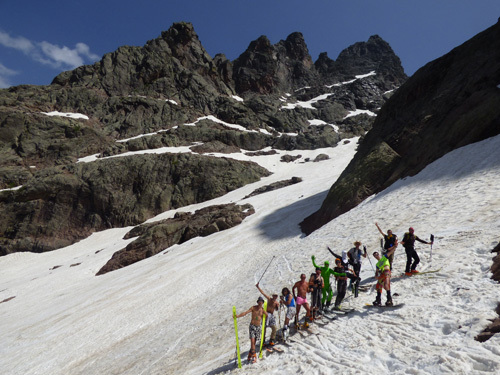 Di ghjugnu in Corsica, si face sempre u ski