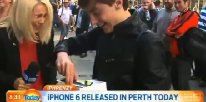 Face cascà u so iPhone 6 novu novu, è li stà bè Face cascà u so iPhone 6 novu novu, è li stà bè