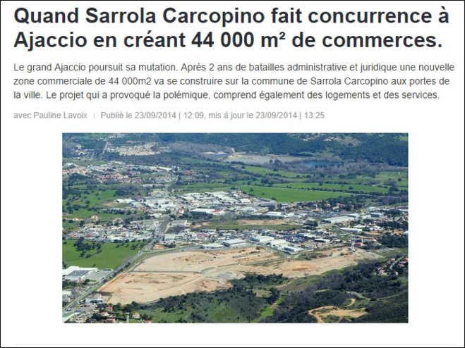 « Iè ma capisci, ça va créer des emplois » « Iè ma capisci, ça va créer des emplois »