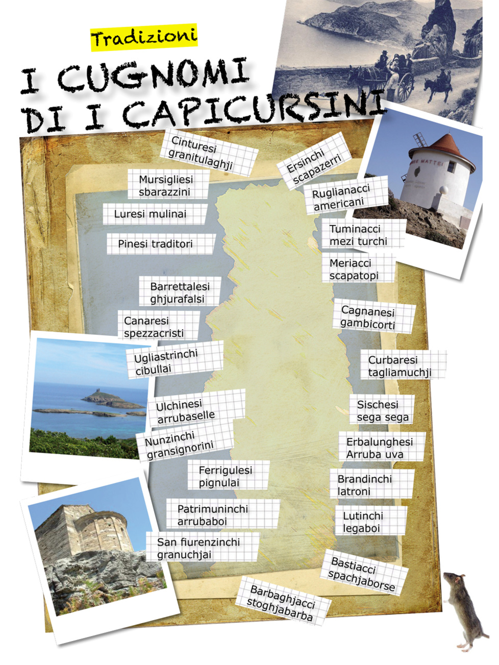 Cugnomi di paesi : u Capicorsu Cugnomi di paesi : u Capicorsu