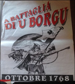 8 ottobre di u 1768 : i Francesi piglianu a so concia in U Borgu