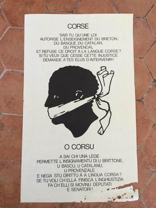 Ma da induve vene a bandera corsa ? Ma da induve vene a bandera corsa ?