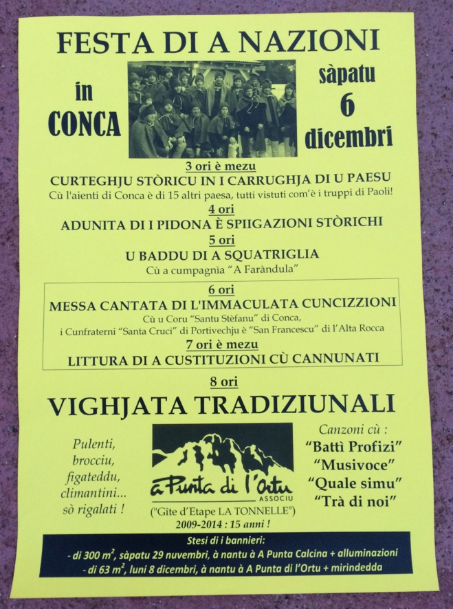 Hè a bandera corsa a più grande di u mondu Hè a bandera corsa a più grande di u mondu