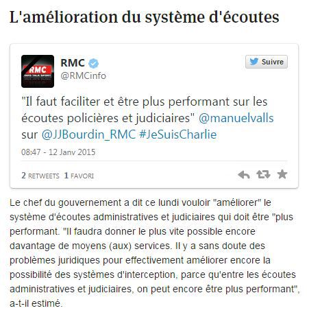 Pronti per un Patriot Act francese ? Pronti per un Patriot Act francese ?