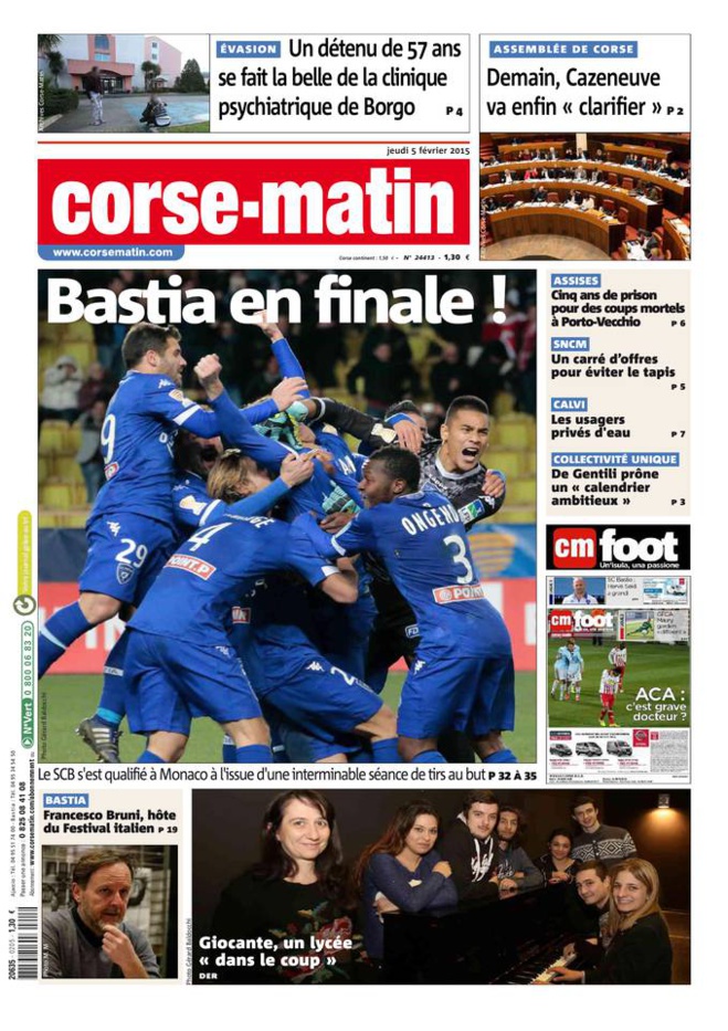 Bastia in finale : rivista di web