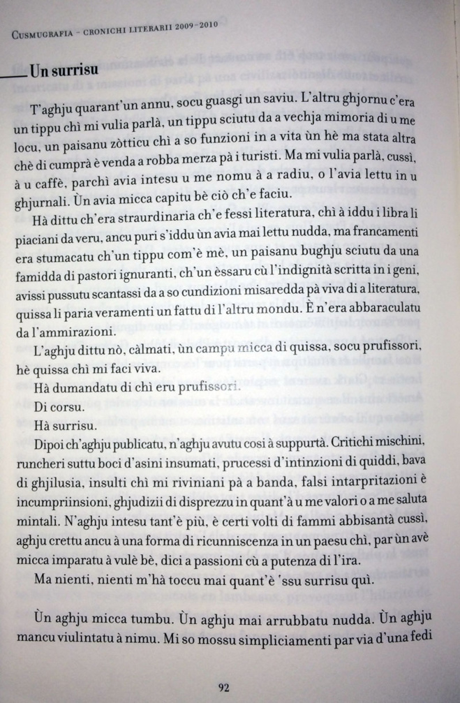 In Aiacciu, parlà corsu = passà à a risa In Aiacciu, parlà corsu = passà à a risa
