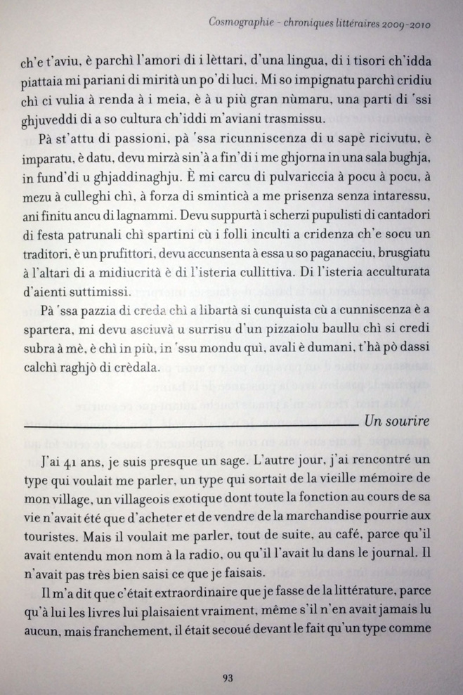 In Aiacciu, parlà corsu = passà à a risa In Aiacciu, parlà corsu = passà à a risa