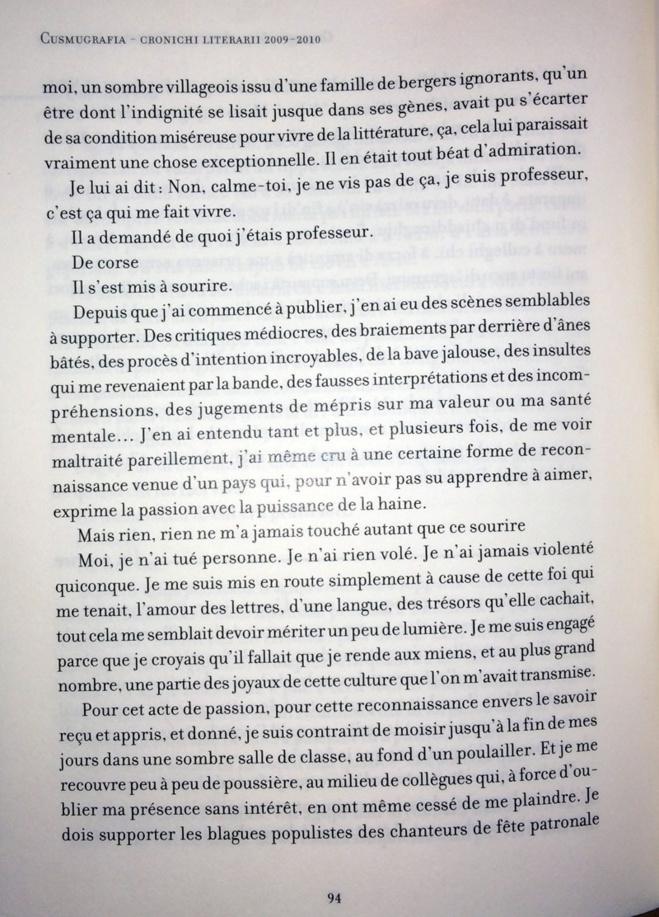 In Aiacciu, parlà corsu = passà à a risa