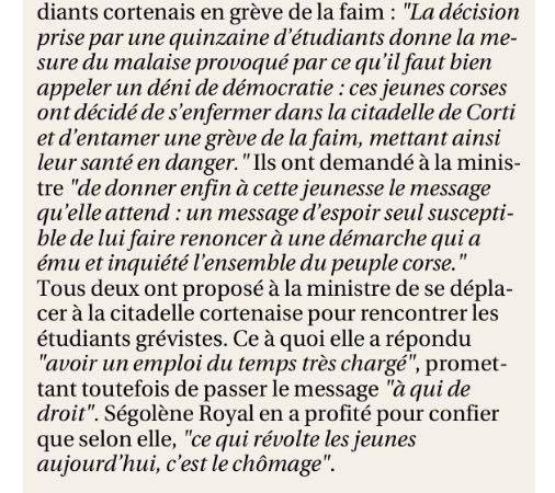 "L'emploi du temps très chargé" di Ségolène Royal