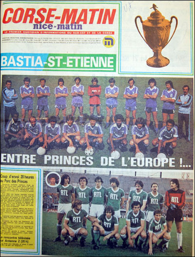 13 di ghjugnu di u 1981 : a cuppa hè nostra ! 13 di ghjugnu di u 1981 : a cuppa hè nostra !