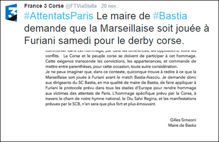 MarseillaiseGate : trè ghjorni d'isteria MarseillaiseGate : trè ghjorni d'isteria
