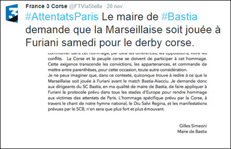 MarseillaiseGate : trè ghjorni d'isteria